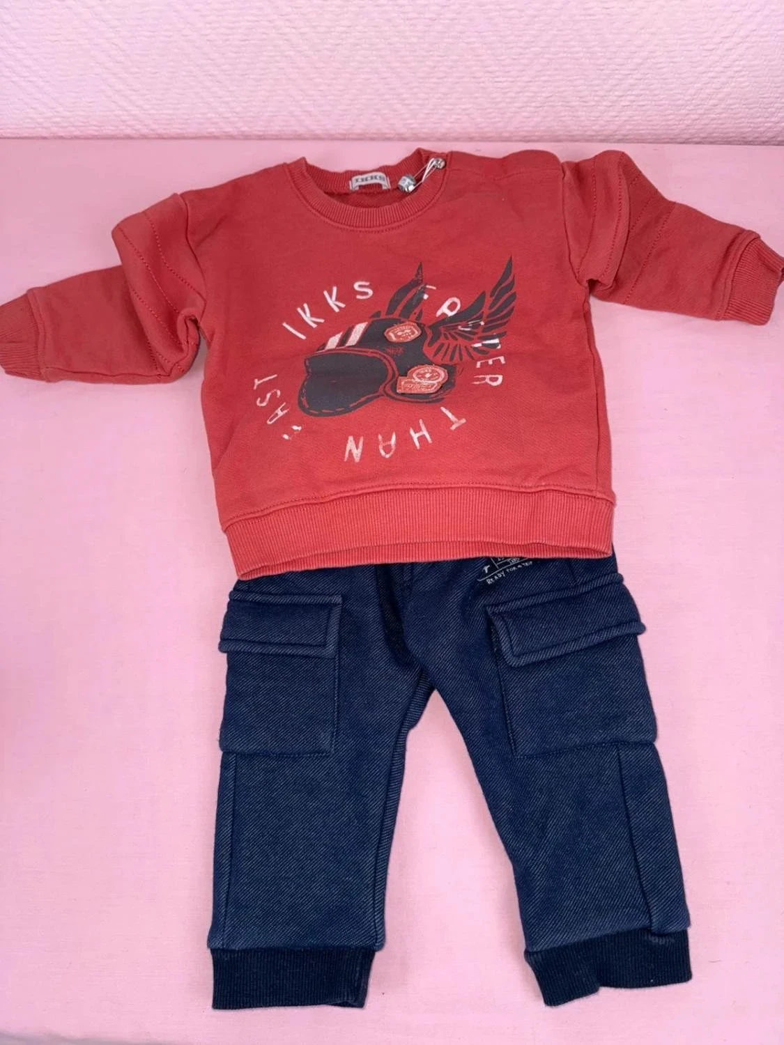 IKKS boy's set size 12 months clean – photo 2